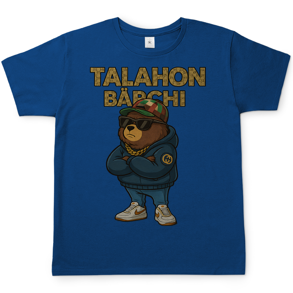 Talahon Bärchi - Glücksbärchi - Herren T-Shirt Royal Blue