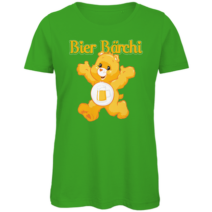 Bier Bärchi - Glücksbärchi - Damen Premium Bio T-Shirt Real Green