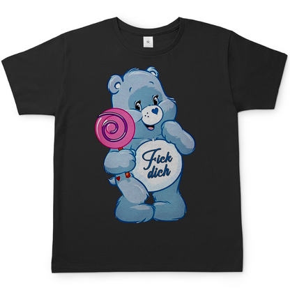 Fick dich Bärchi - Glücksbärchi - Herren Shirt Black