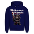 Böses Bärchi Kettensäge Herren Premium Bio Hoodie Navy Blue