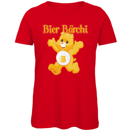 Bier Bärchi - Glücksbärchi - Damen Premium Bio T-Shirt Red