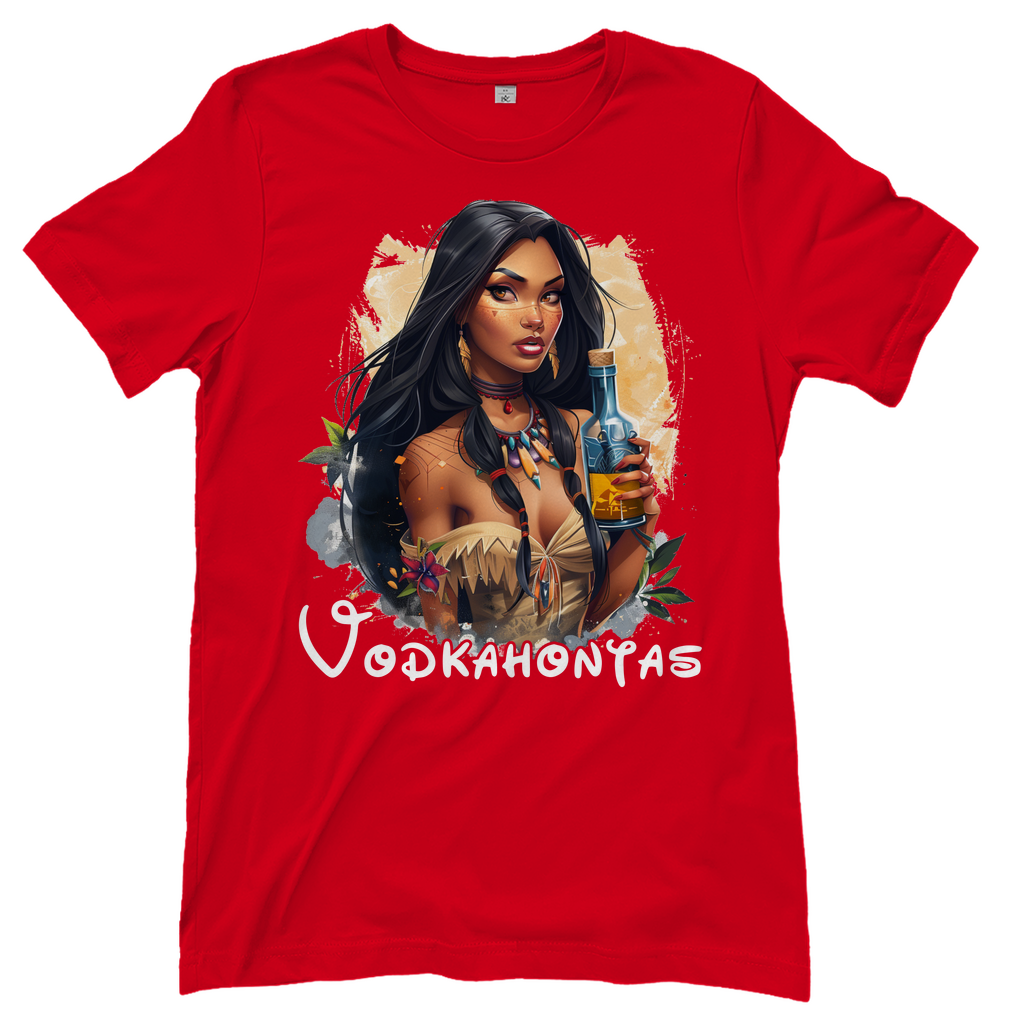 Vodkahontas Retro - Damenshirt Red