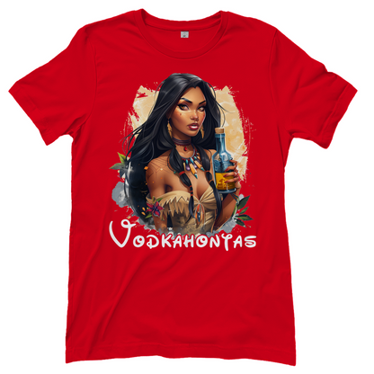 Vodkahontas Retro - Damenshirt Red