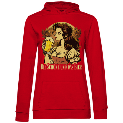 Die Schöne und das Bier Belle - Damen Hoodie