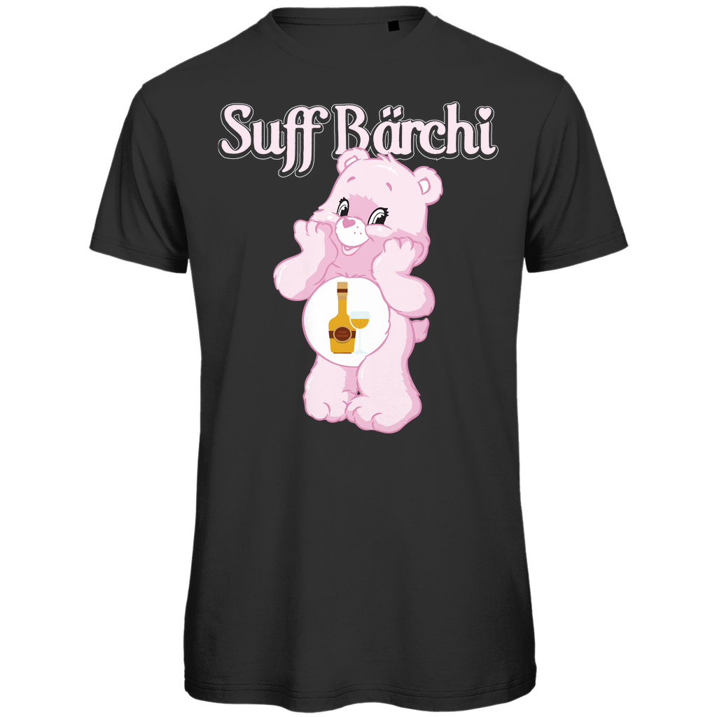 Suff Bärchi Glücksbärchi - Herren Premium Bio T-Shirt Black