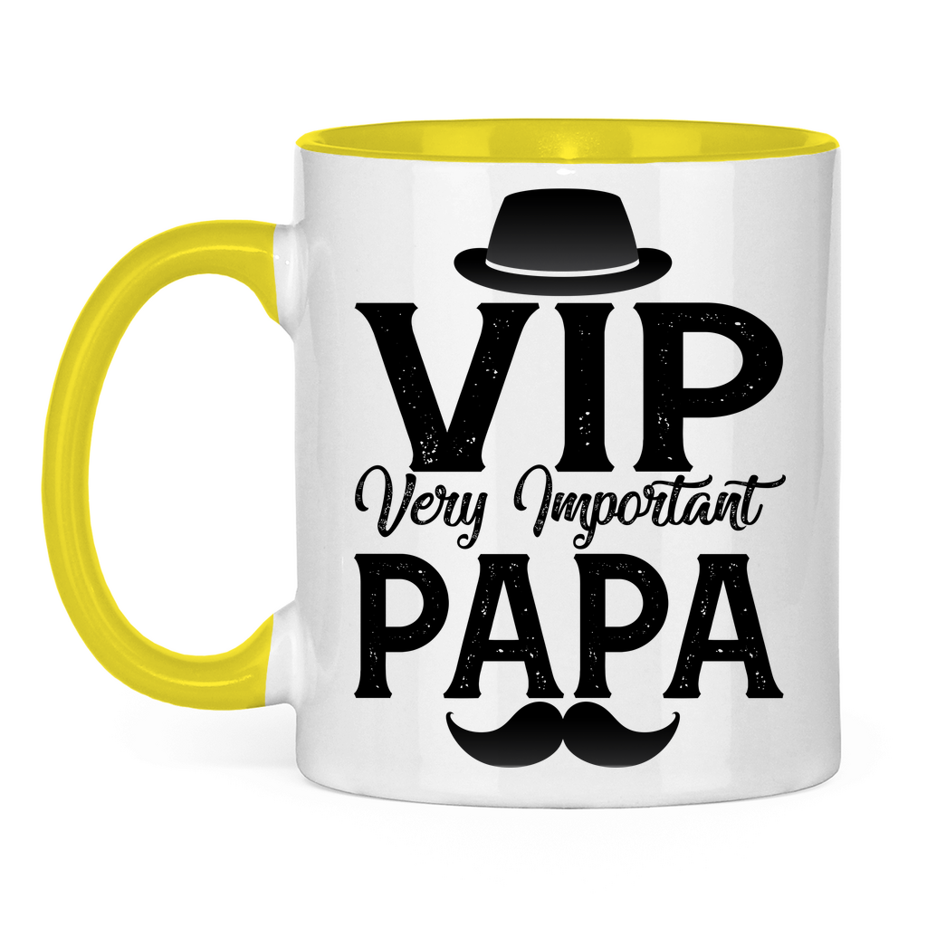 VIP very important Papa - Tasse zweifarbig