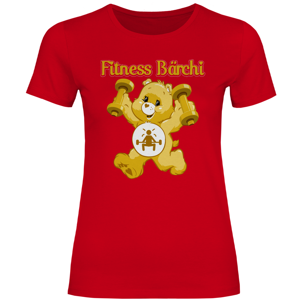 Fitness Bärchi - Glücksbärchi - Damenshirt