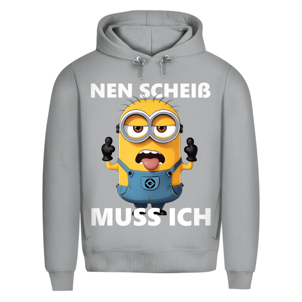 Herren Premium Bio Hoodie Nen Scheiß Muss Ich Minion