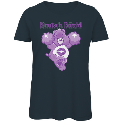 Knutsch Bärchi - Glücksbärchi - Damen Premium Bio T-Shirt Dark Grey