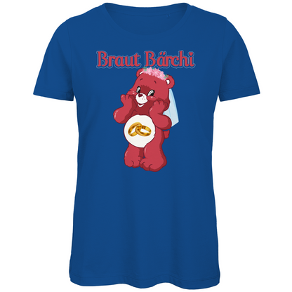 Braut Bärchi - Glücksbärchi - Damen Premium Bio T-Shirt Royal Blue