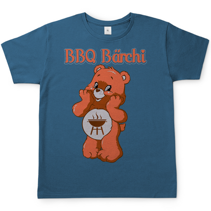 BBQ Bärchi - Glücksbärchi - Herren Shirt Stone Blue