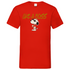 Peanuts Snoopy mit Bier Like a Boss - Herren V-Neck Shirt Red