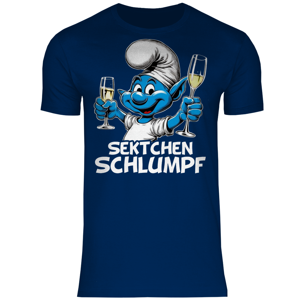 Sektchen Schlumpf Grafik - Herren Shirt