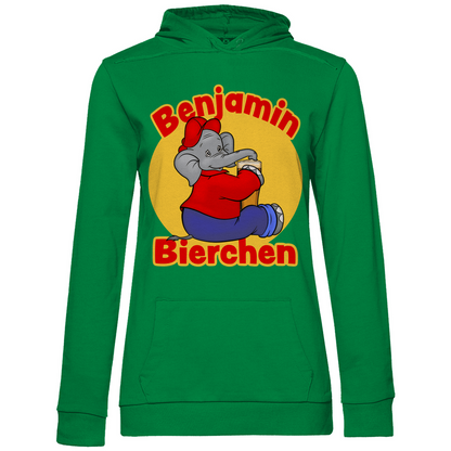 Benjamin Blümchen Bierchen - Damen Hoodie Kelly Green