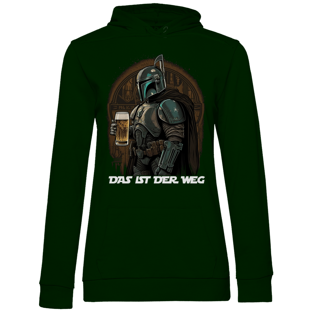 Das ist der Weg - Mandalorian Bier - Damen Hoodie Forest Green