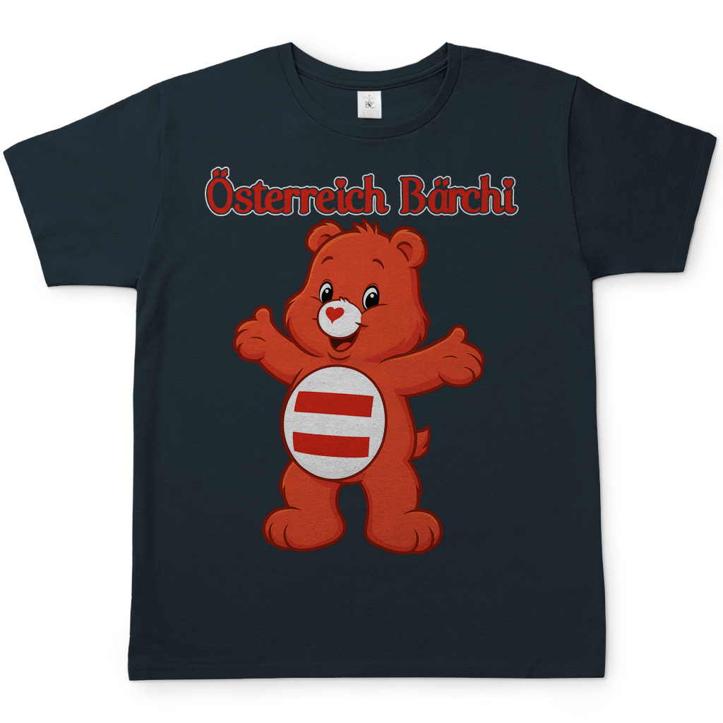 Österreich Bärchi - Glücksbärchi - Herren T-Shirt Dark Grey Solid