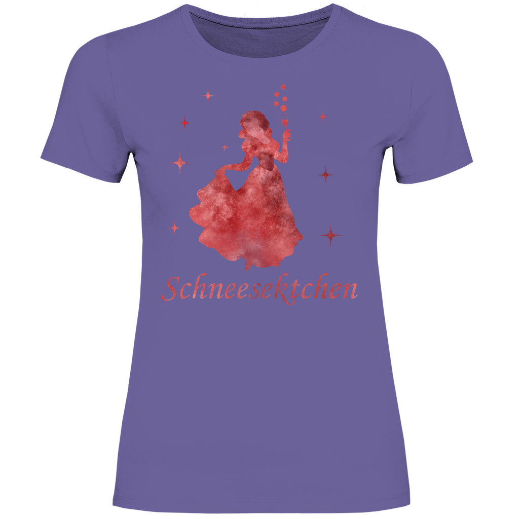 Schneesektchen - Prinzessin Aquarell - Damenshirt