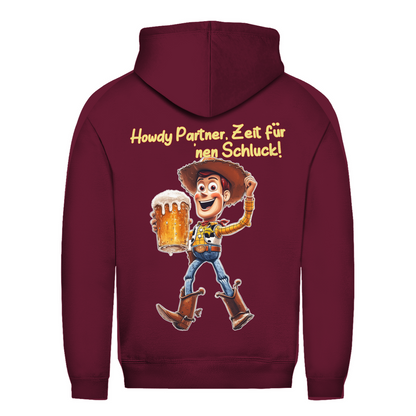 Howdy Partner Zeit für nen Schluck - Woody Toy Story - Damen Hoodie