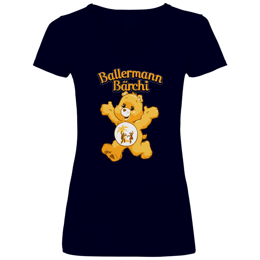 Ballermann Bärchi - Glücksbärchi - V-Neck Damenshirt