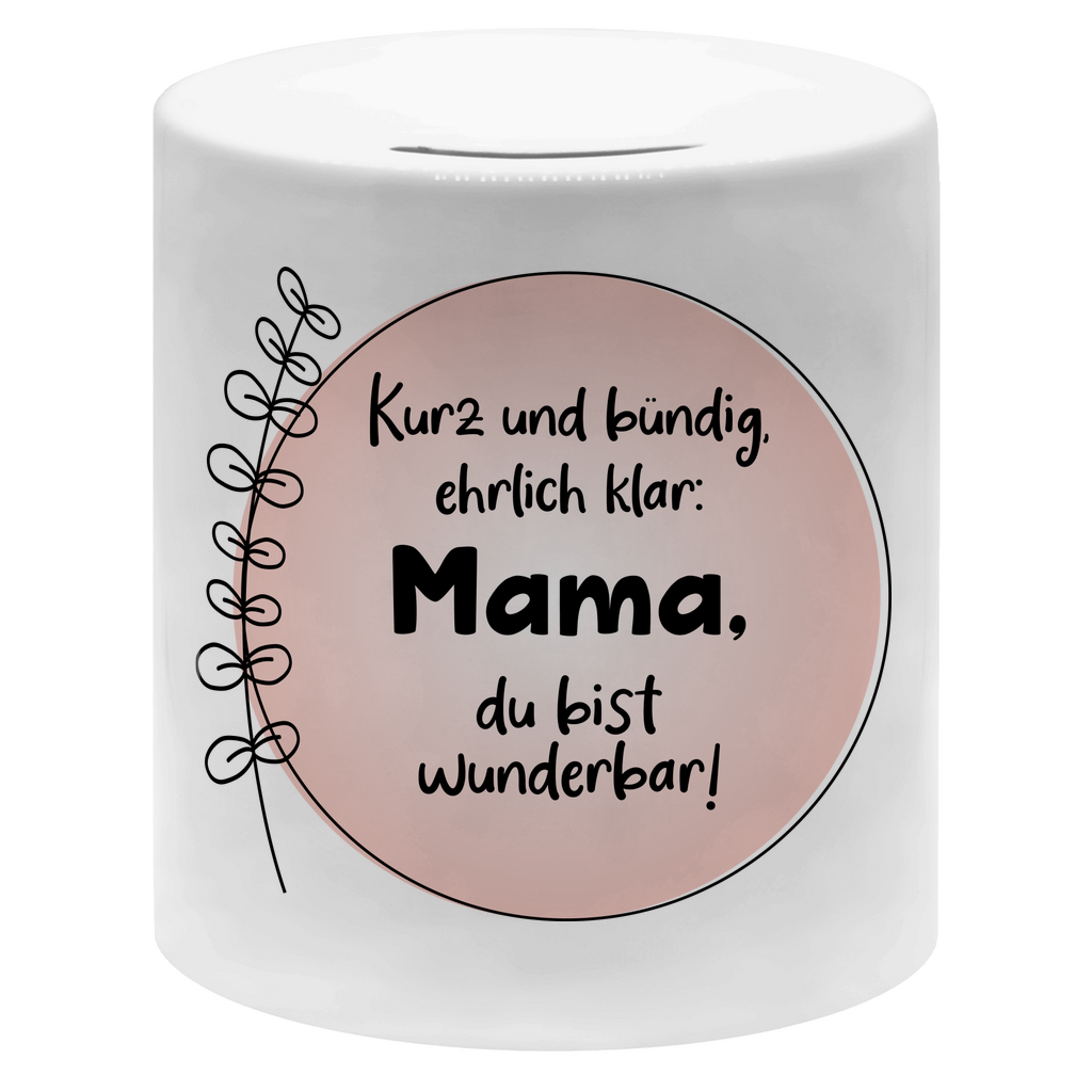 Mama du bist wunderbar! - Sparbüchse Money Box