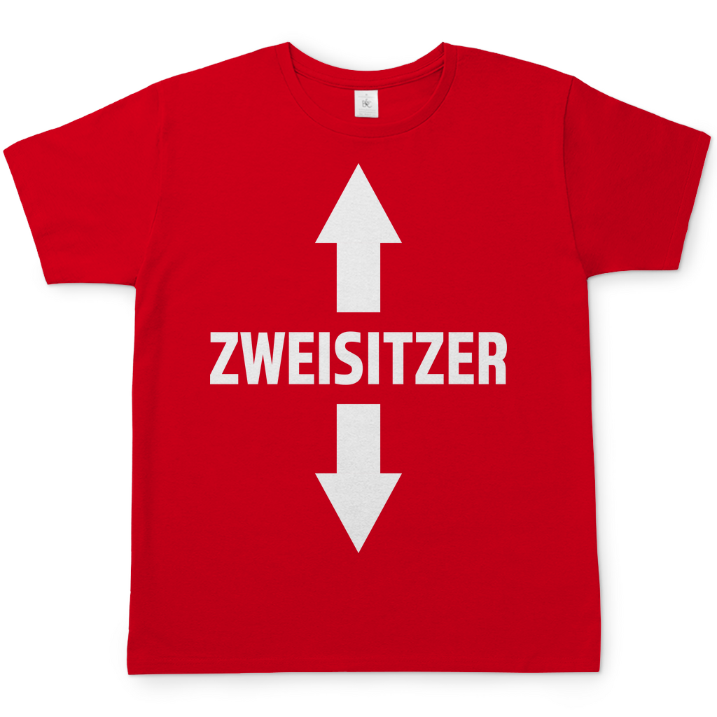 Zweisitzer - Herren Shirt Red