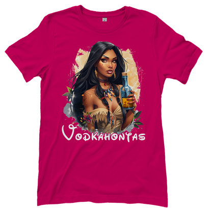 Vodkahontas Retro - Damenshirt Sorbet