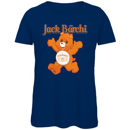 Jack Bärchi - Glücksbärchi - Damen Premium Bio T-Shirt Navy