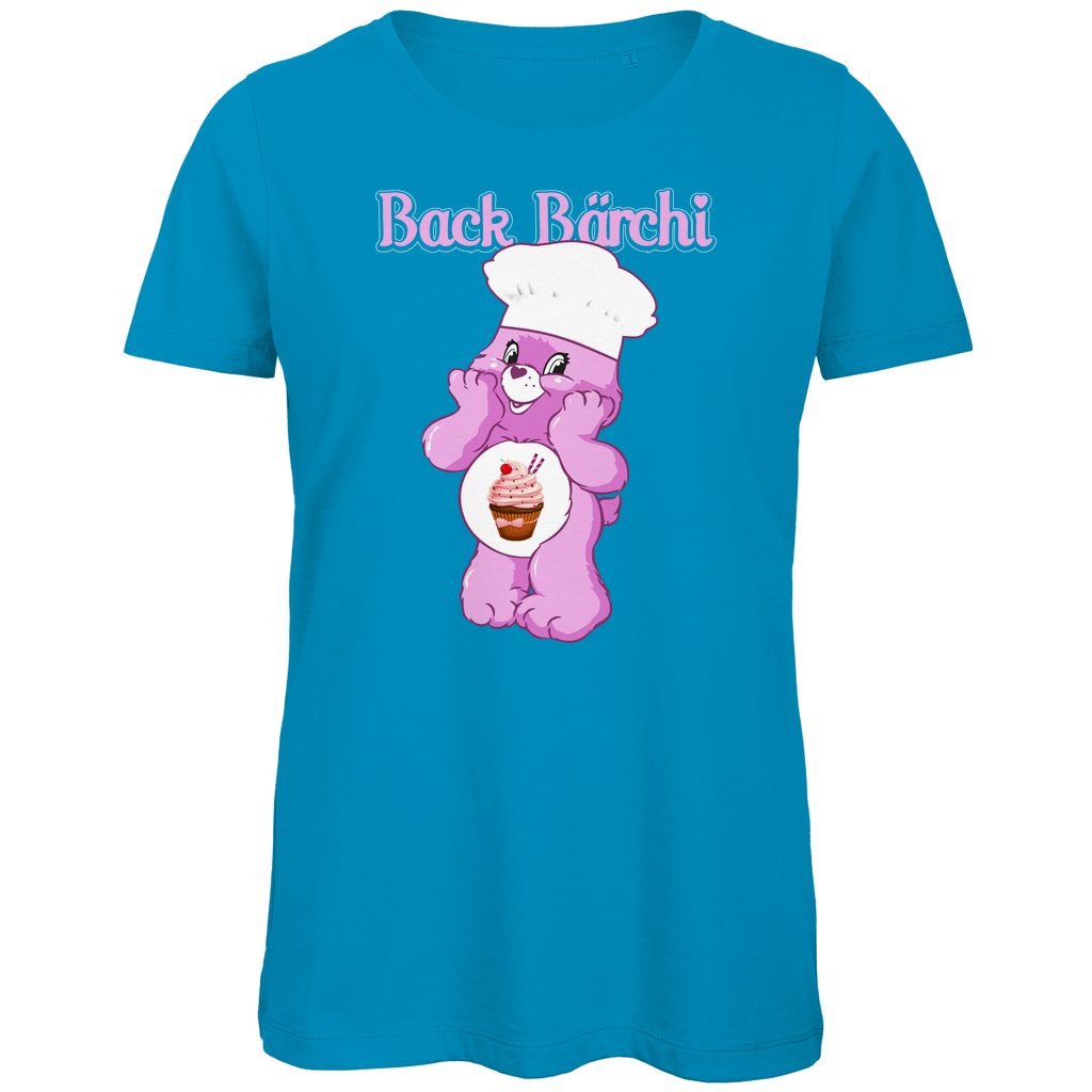 Back Bärchi - Glücksbärchi - Damen Premium Bio T-Shirt Atoll