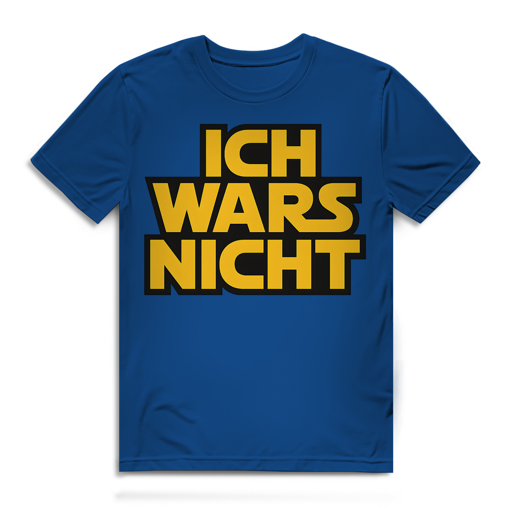 Ich Wars Nicht - Herren Premium Bio T-Shirt Royal Blue