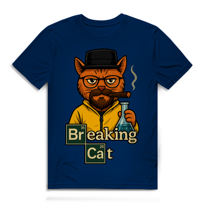 Breaking Bad Breaking Cat Katze - Herren Premium Bio T-Shirt
