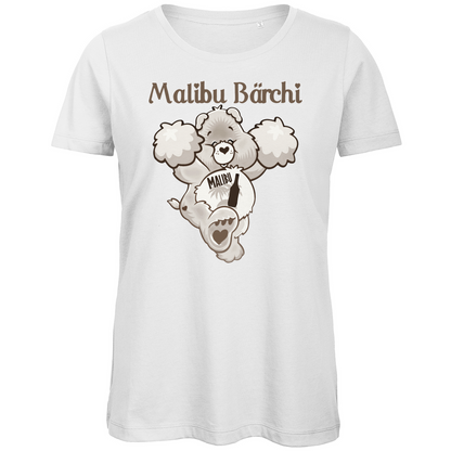 Malibu Bärchi - Glücksbärchi - Damen Premium Bio T-Shirt White