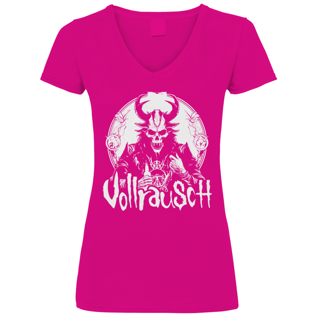 Vollrausch Slipknot - V-Neck Damenshirt