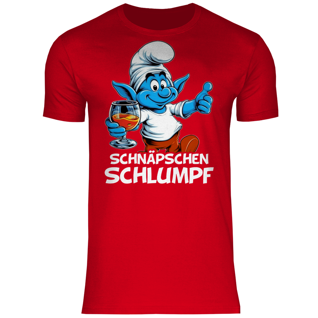 Schnäpschen Schlumpf Grafik - Herren Shirt