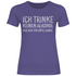 Ich trinke keinen Alkohol nur Bier für mich danke - Damenshirt Millennial Lilac