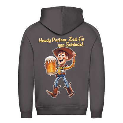 Howdy Partner Zeit für nen Schluck - Woody Toy Story - Damen Hoodie