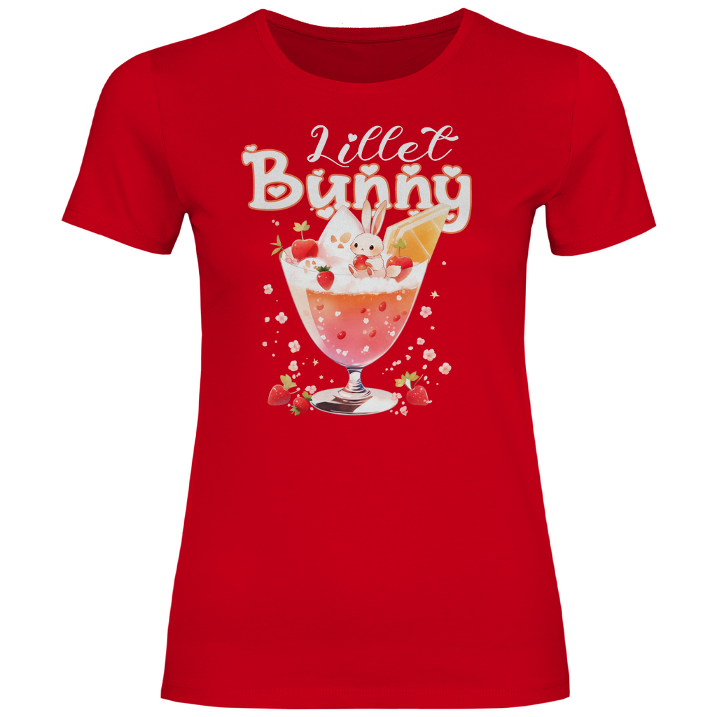 Lillet Bunny Hase - Damenshirt Red
