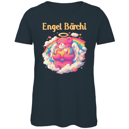 Engel Bärchi - Glücksbärchi - Damen Premium Bio T-Shirt Dark Grey