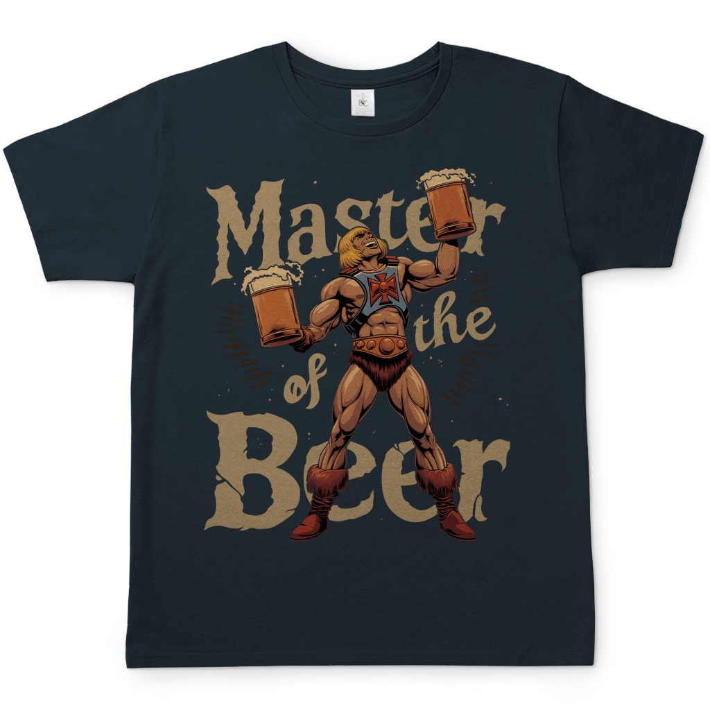 He-Man Master of the Beer - Herren T-Shirt Dark Grey Solid