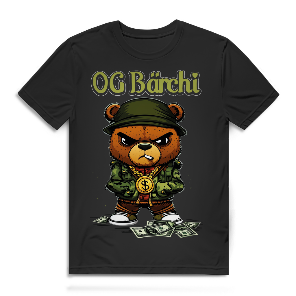 OG Bärchi - Glücksbärchi - Herren Premium Bio T-Shirt Black