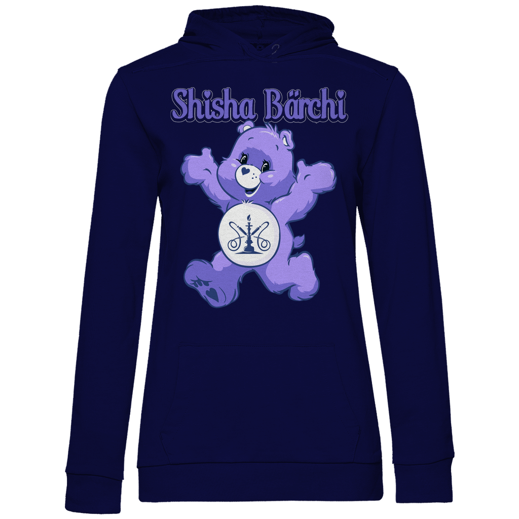 Shisha Bärchi - Glücksbärchi - Damen Hoodie Navy Blue