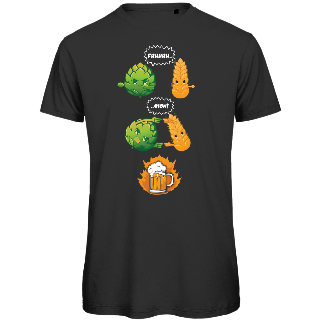 Bier Fusion Hopfen und Malz Dragonball - Herren Premium Bio T-Shirt