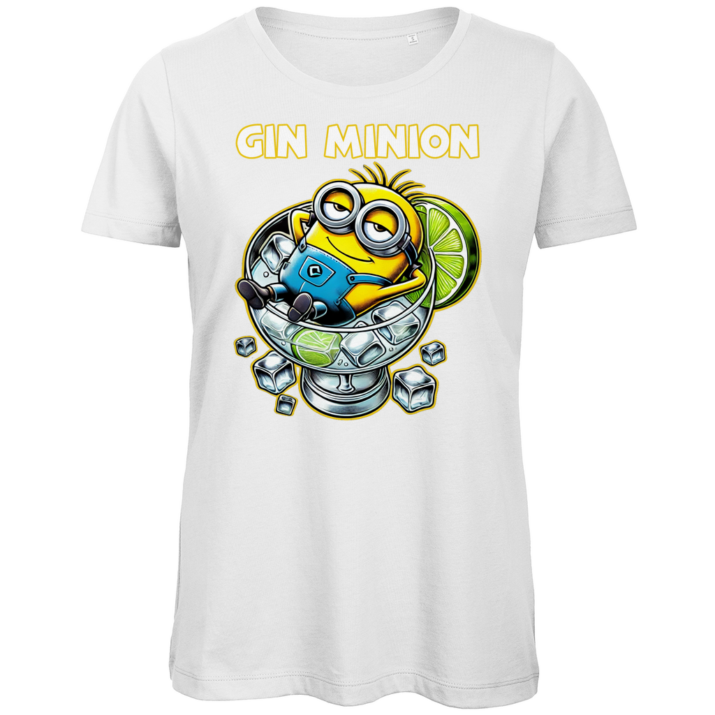 Gin Minion - Damen Premium Bio T-Shirt