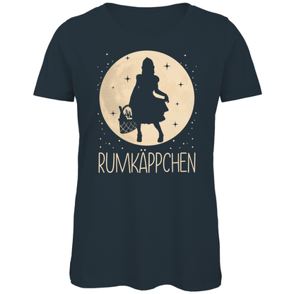 Mond Prinzessin - Rumkäppchen - Damen Premium Bio T-Shirt Dark Grey