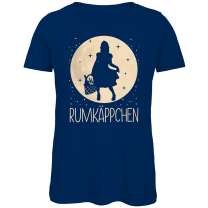 Mond Prinzessin - Rumkäppchen - Damen Premium Bio T-Shirt Navy