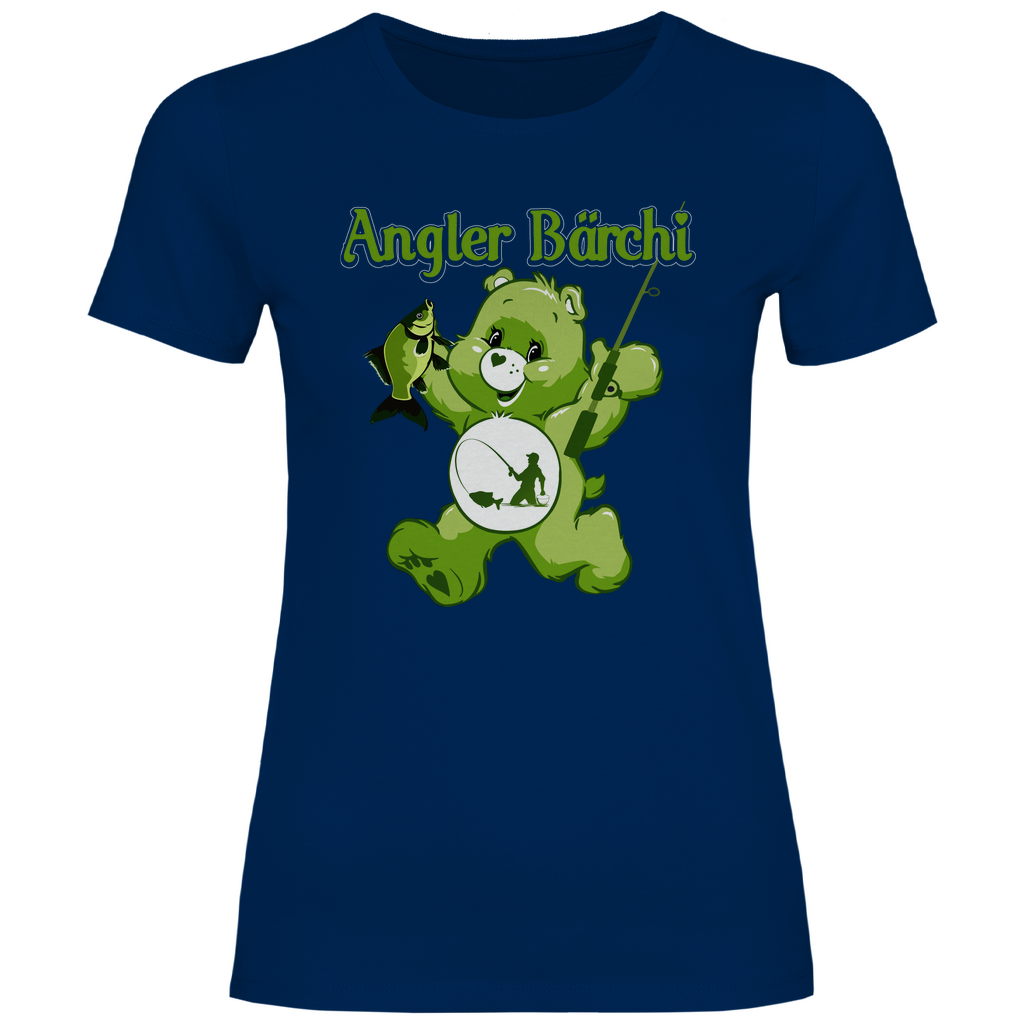 Angler Bärchi - Glücksbärchi - Damenshirt