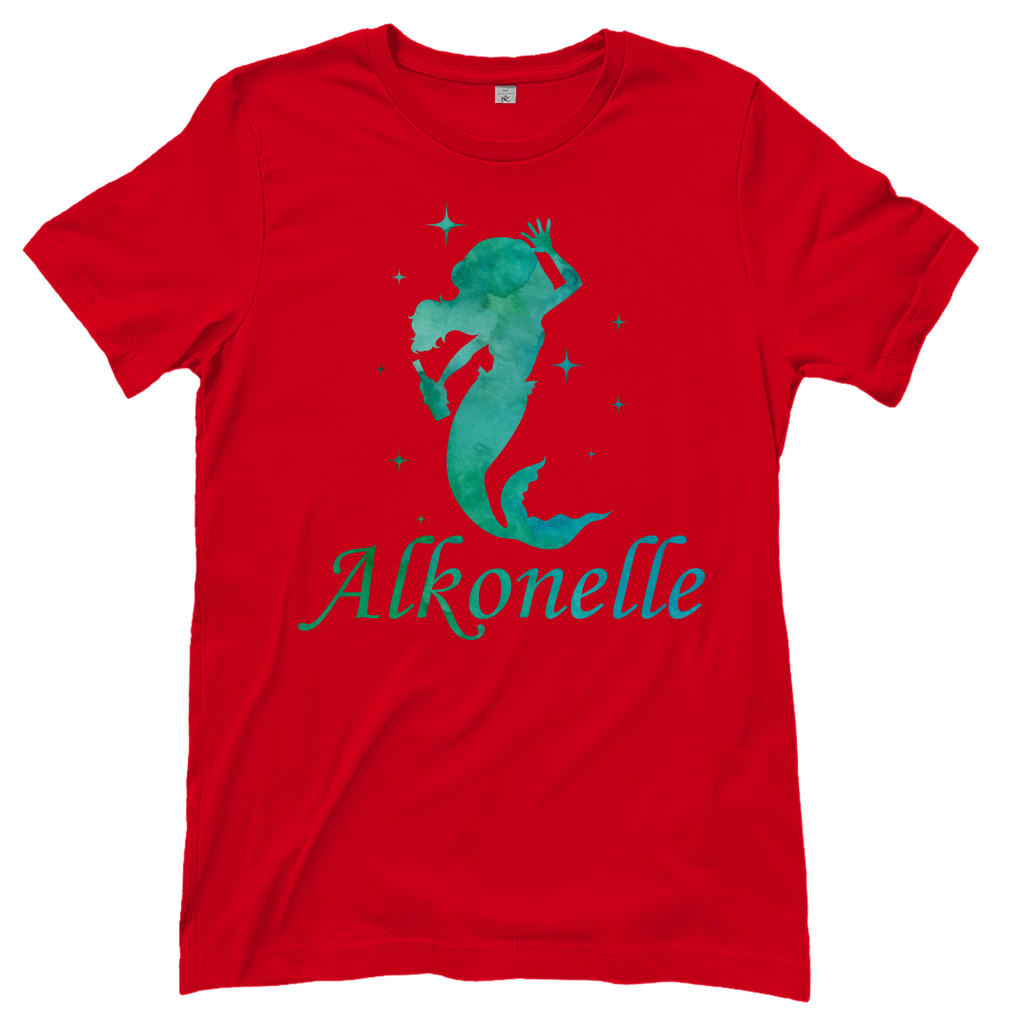 Alkonelle - Prinzessin Aquarell - Damenshirt Red