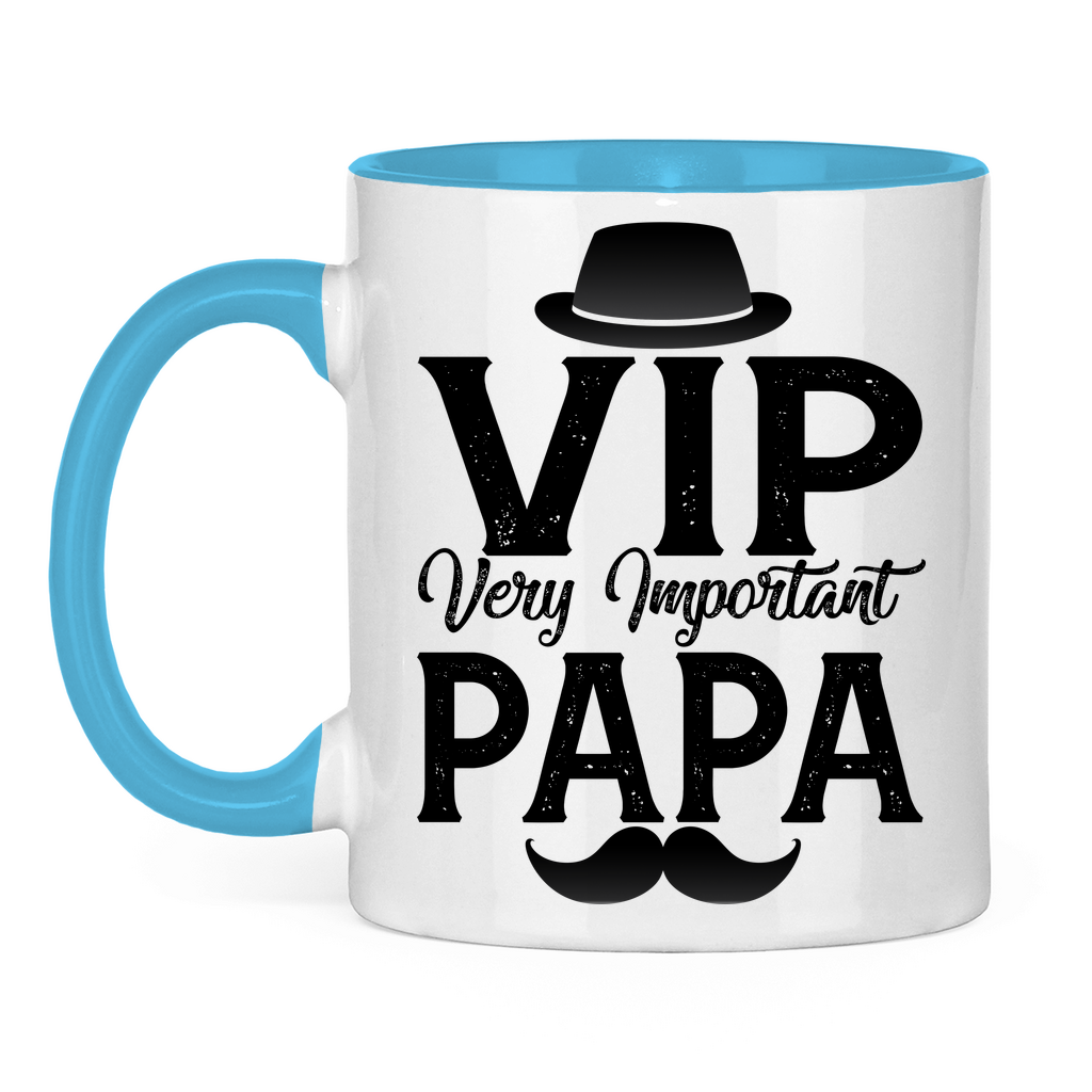 VIP very important Papa - Tasse zweifarbig