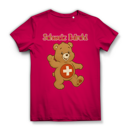 Schweiz Bärchi - Glücksbärchi - Damen Premium Bio T-Shirt