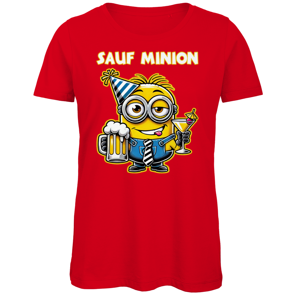 Sauf Minion - Damen Premium Bio T-Shirt