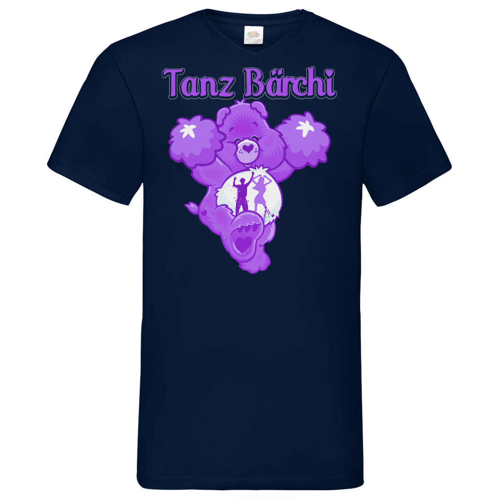 Tanz Bärchi - Glücksbärchi - Herren V-Neck Shirt